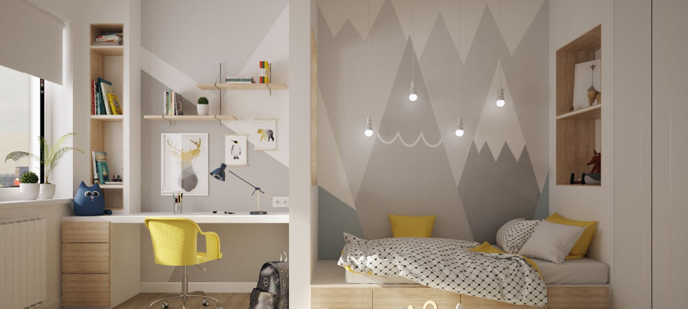 Дизайн детских комнат — интересные идеи и фото интерьера