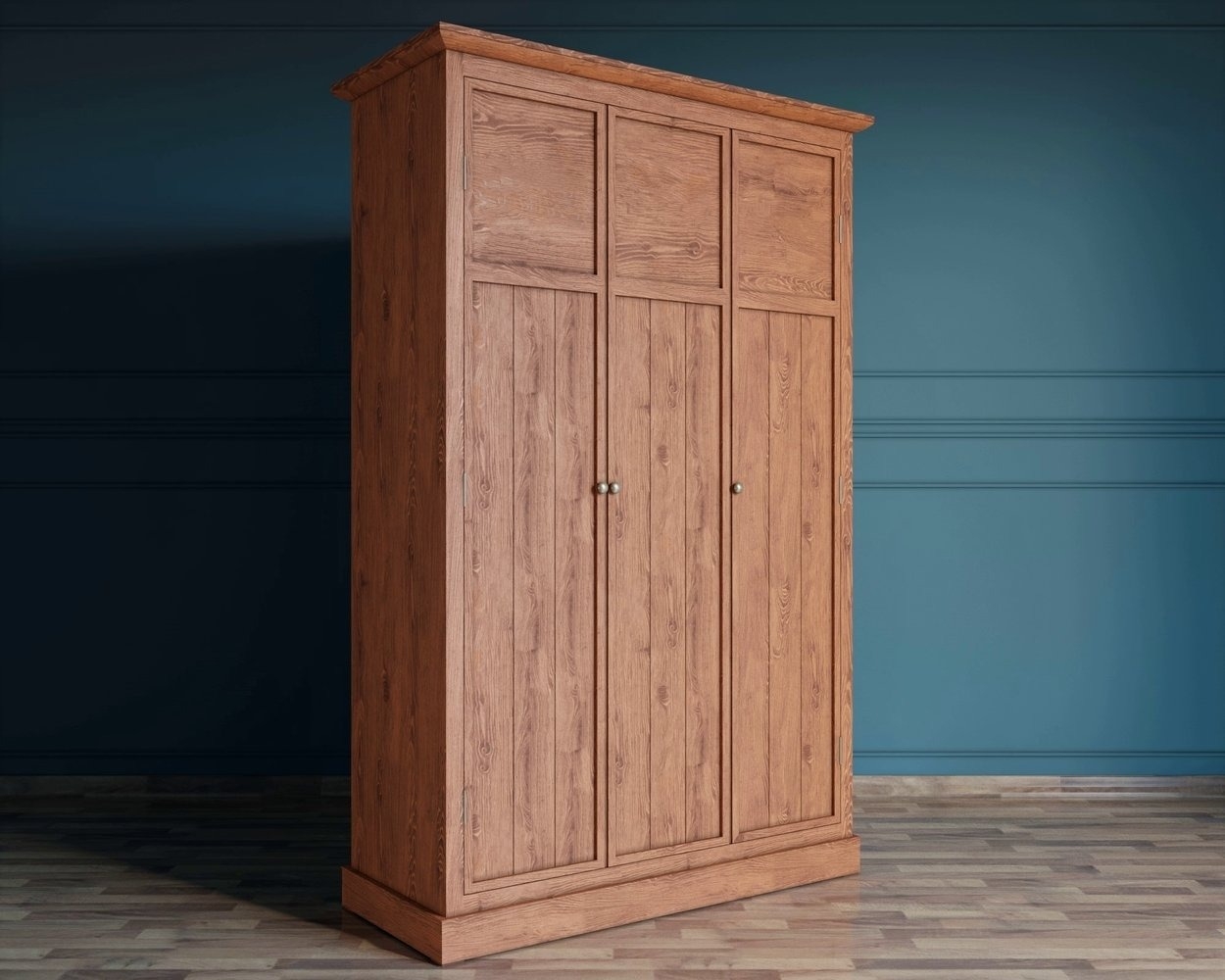 трехстворчатый шкаф из массива