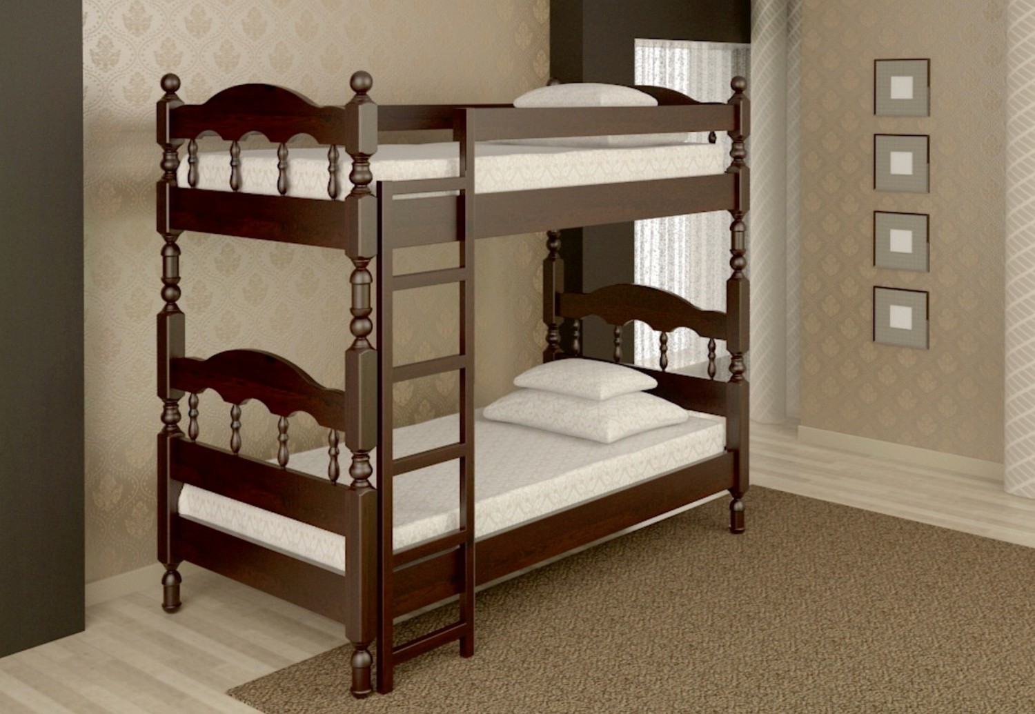 двухъярусная кровать эконом класса